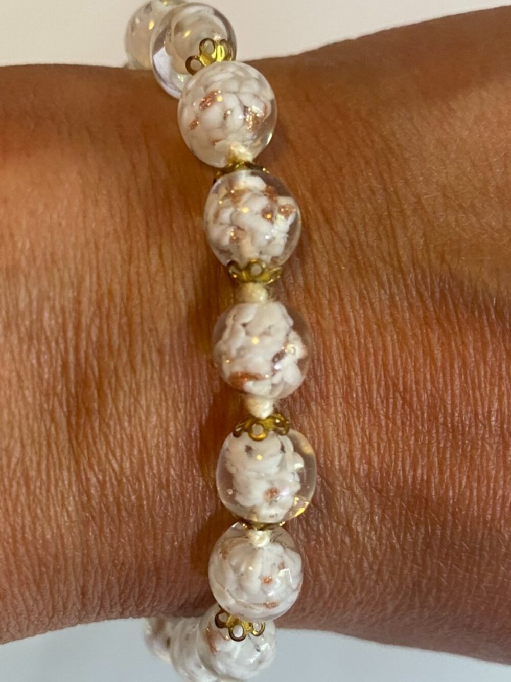 Vintage Murano glass bracelet- Made in Italy